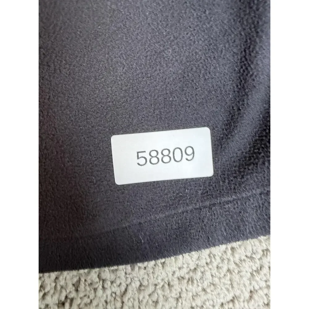 The North Face Jacket Mens XL Black 1/4 Zip Fleece Lined Pockets Short